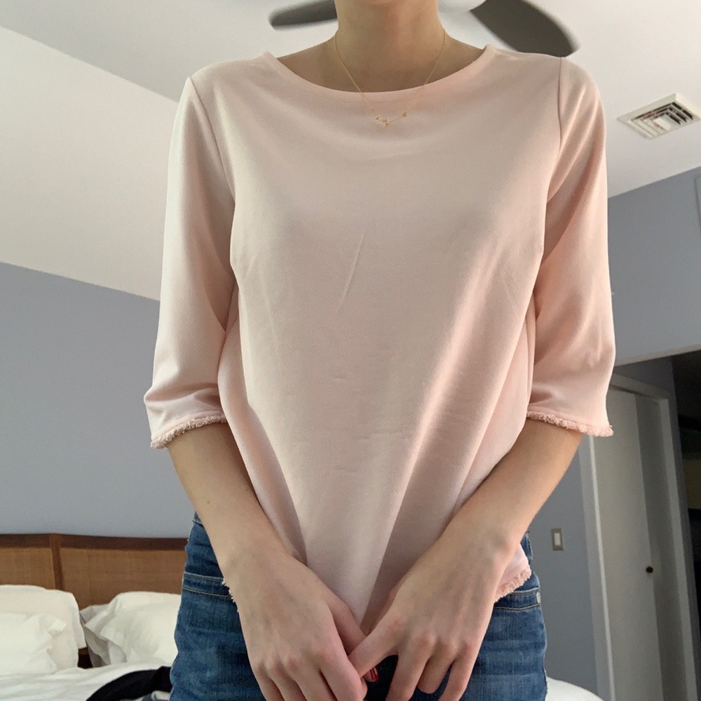 Light pink blouse